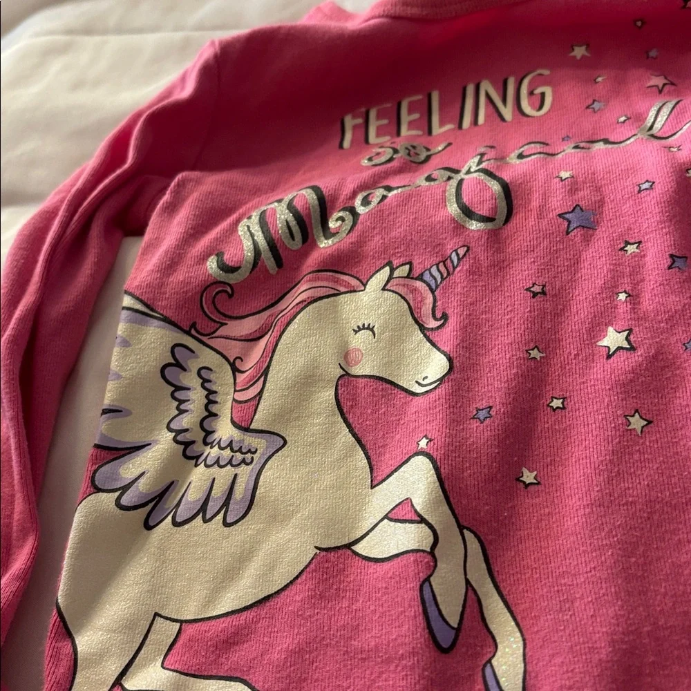 Members Mark Pink Unicorn Kids Sleep Shirt 4T